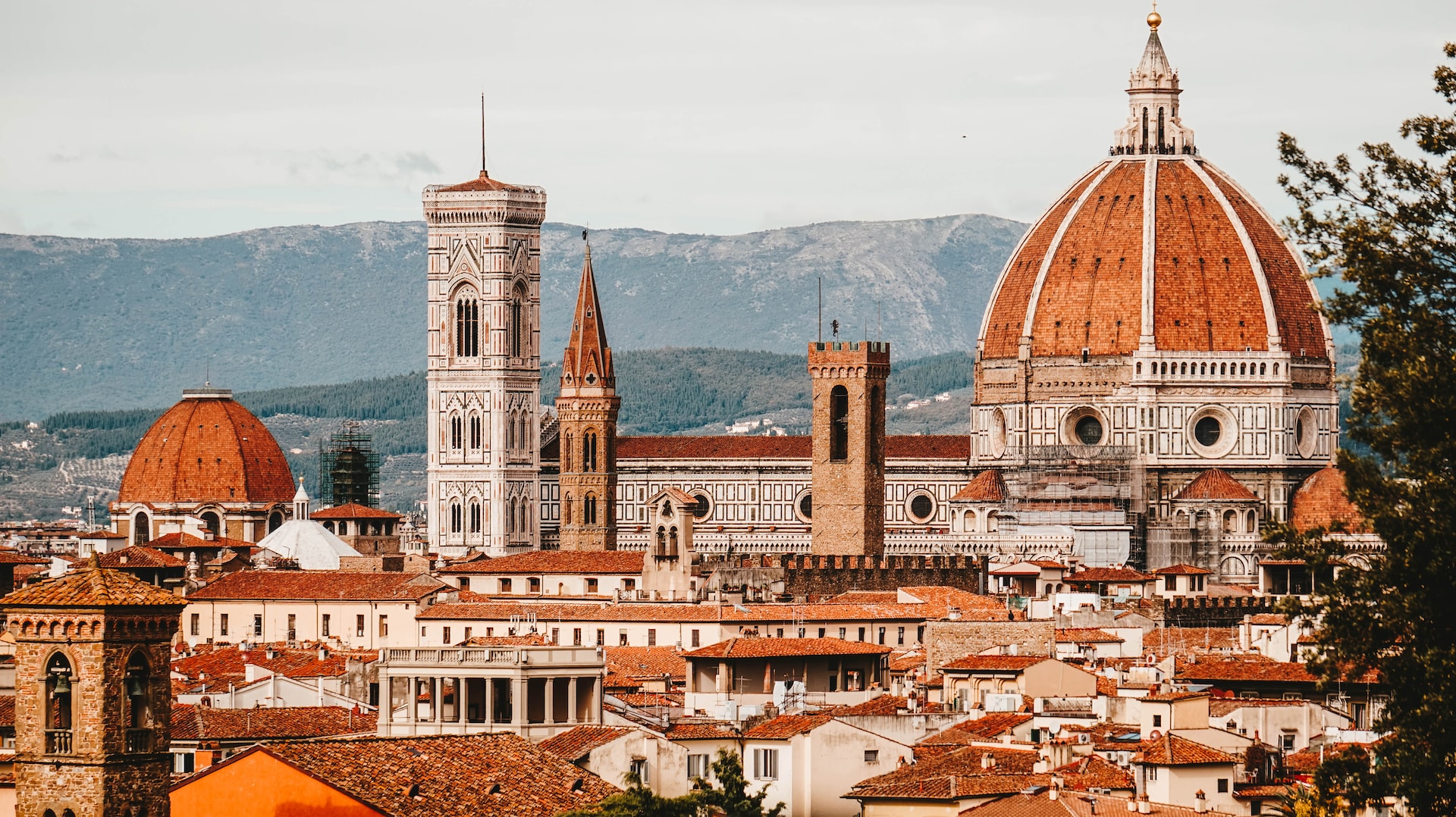 Aperçu de la ville de Florence en Italie